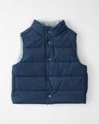 Baby 2-in-1 Puffer Vest Made with Recycled Materials, image 1 of 4 slides
