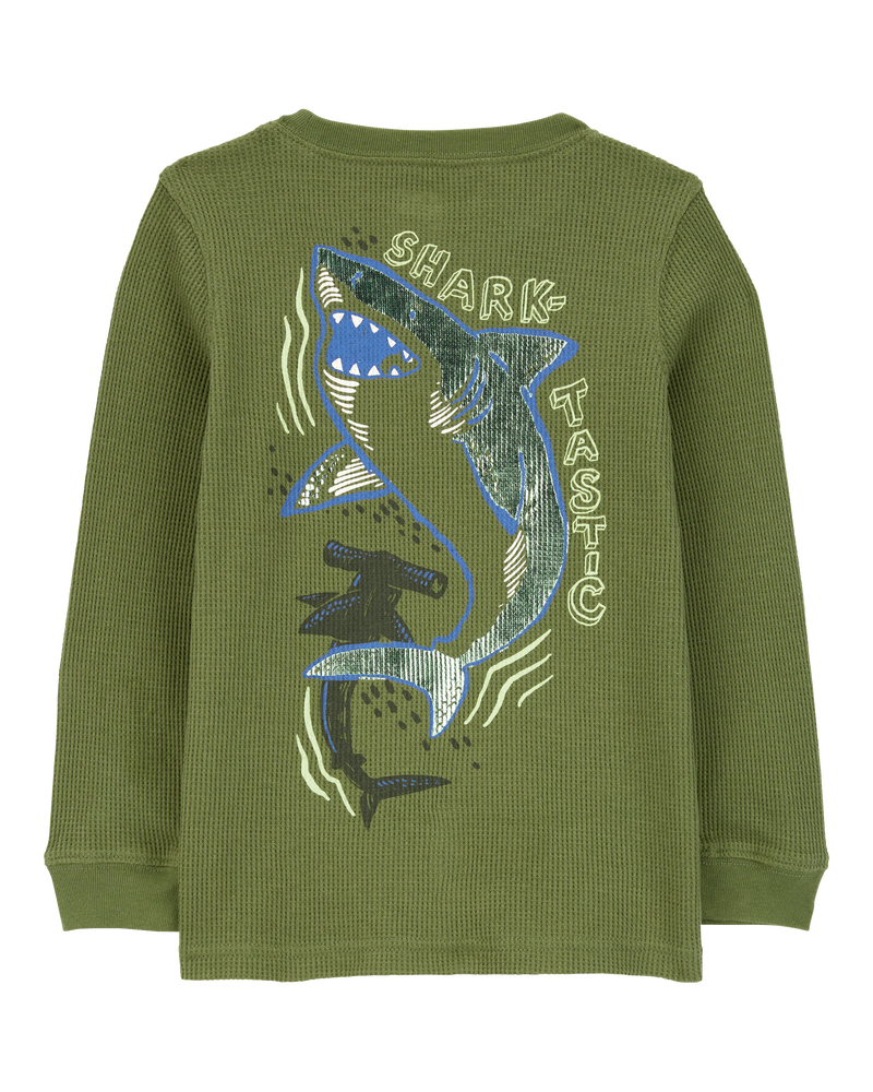 Baby Shark Thermal Graphic Tee, image 2 of 5 slides