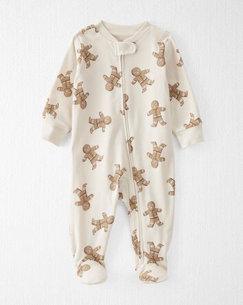 Organic Cotton Sleep & Play in Gingerbread Cookie, 