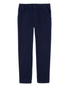 Kid Stretch Chino Uniform Pants - Navy, image 1 of 4 slides