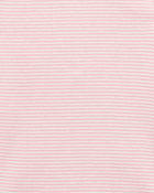 Baby 5-Pack Floral Bunny Short-Sleeve Cotton Bodysuits - Pink, image 7 of 8 slides
