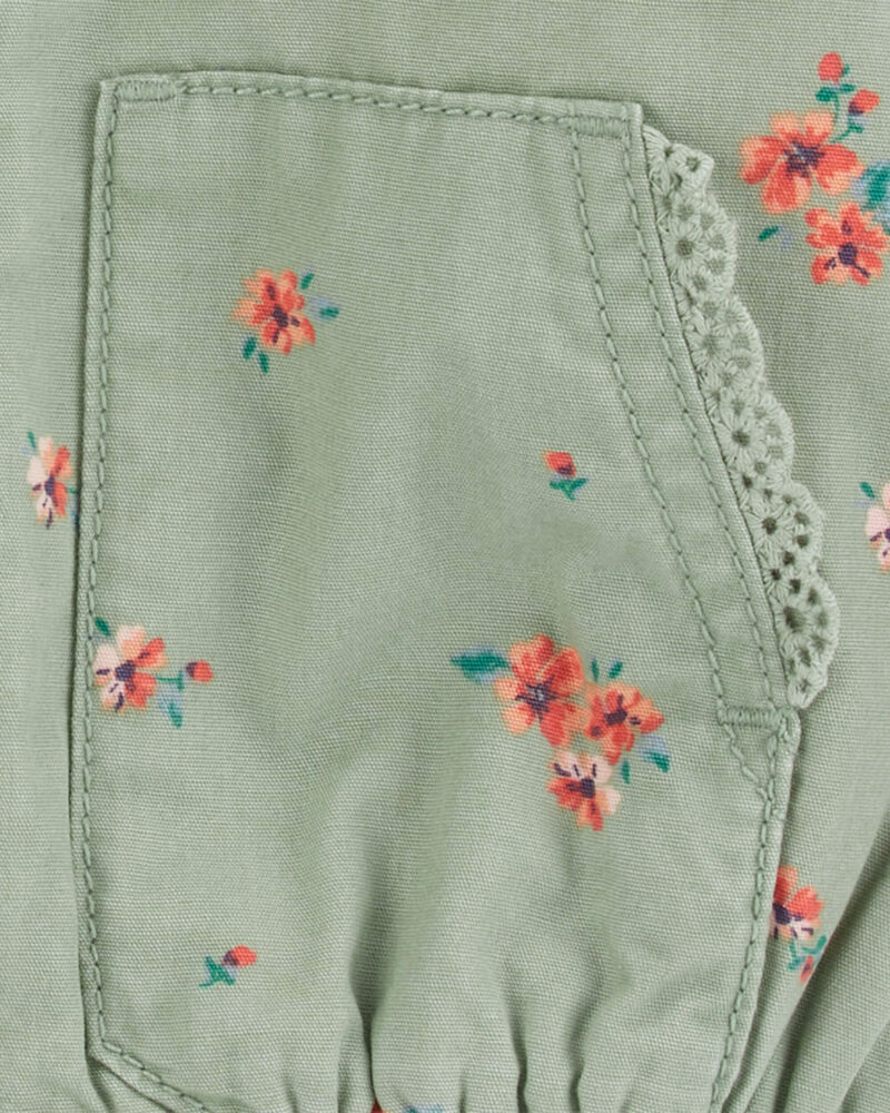 Floral Print Hooded Jacket, image 3 of 3 slides