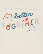 Baby Better Together Cat Long-Sleeve Bodysuit, image 2 of 3 slides