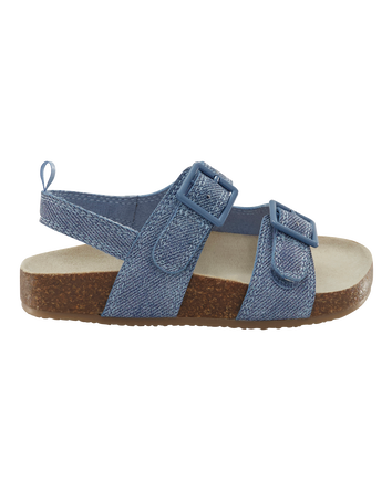 Toddler Denim Sandals - Blue, 