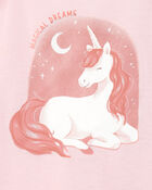Girls 2-Pack Unicorn Nightgowns - Pink, image 2 of 4 slides