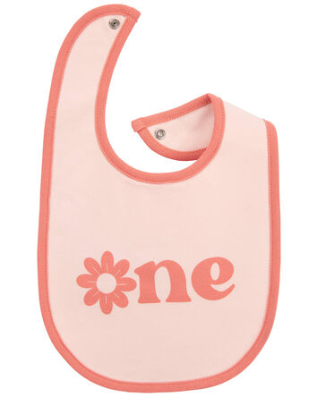 Baby 1st Birthday Teething Bib, 