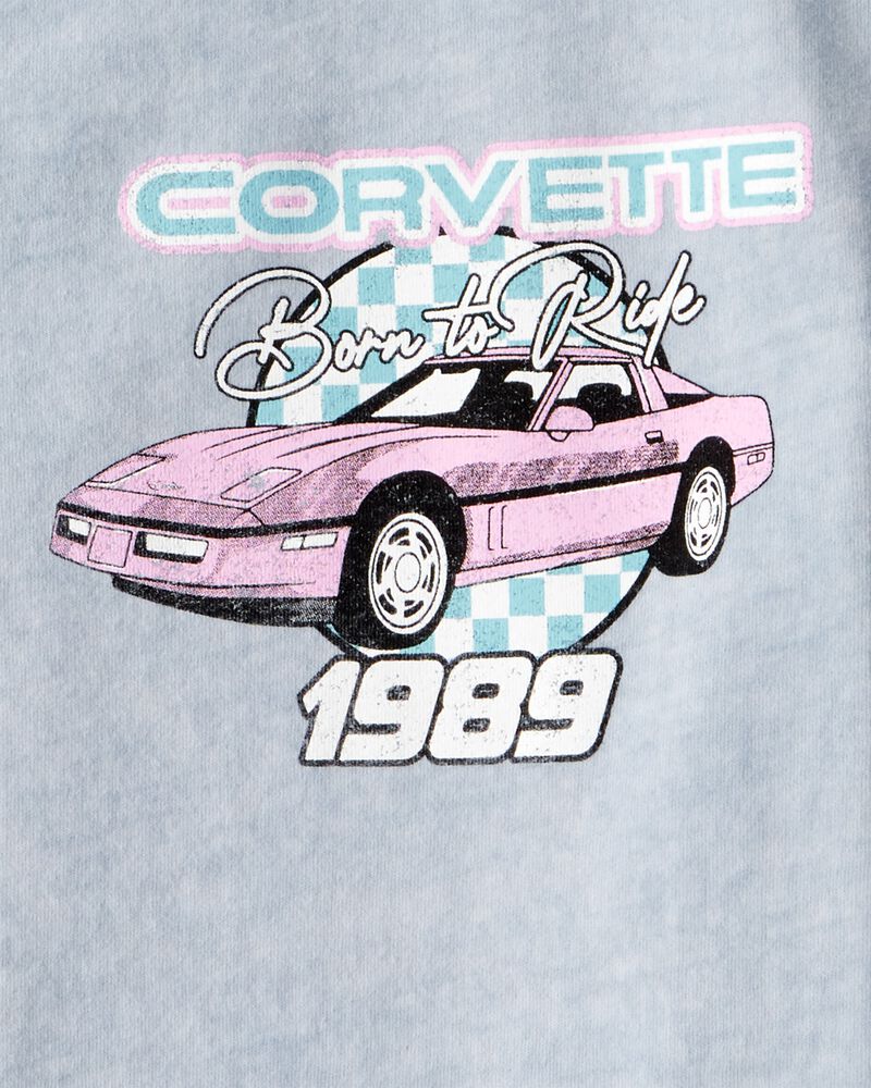 Kid Chevrolet™ Corvette™ Short-Sleeve Graphic Tee - Blue, image 4 of 4 slides
