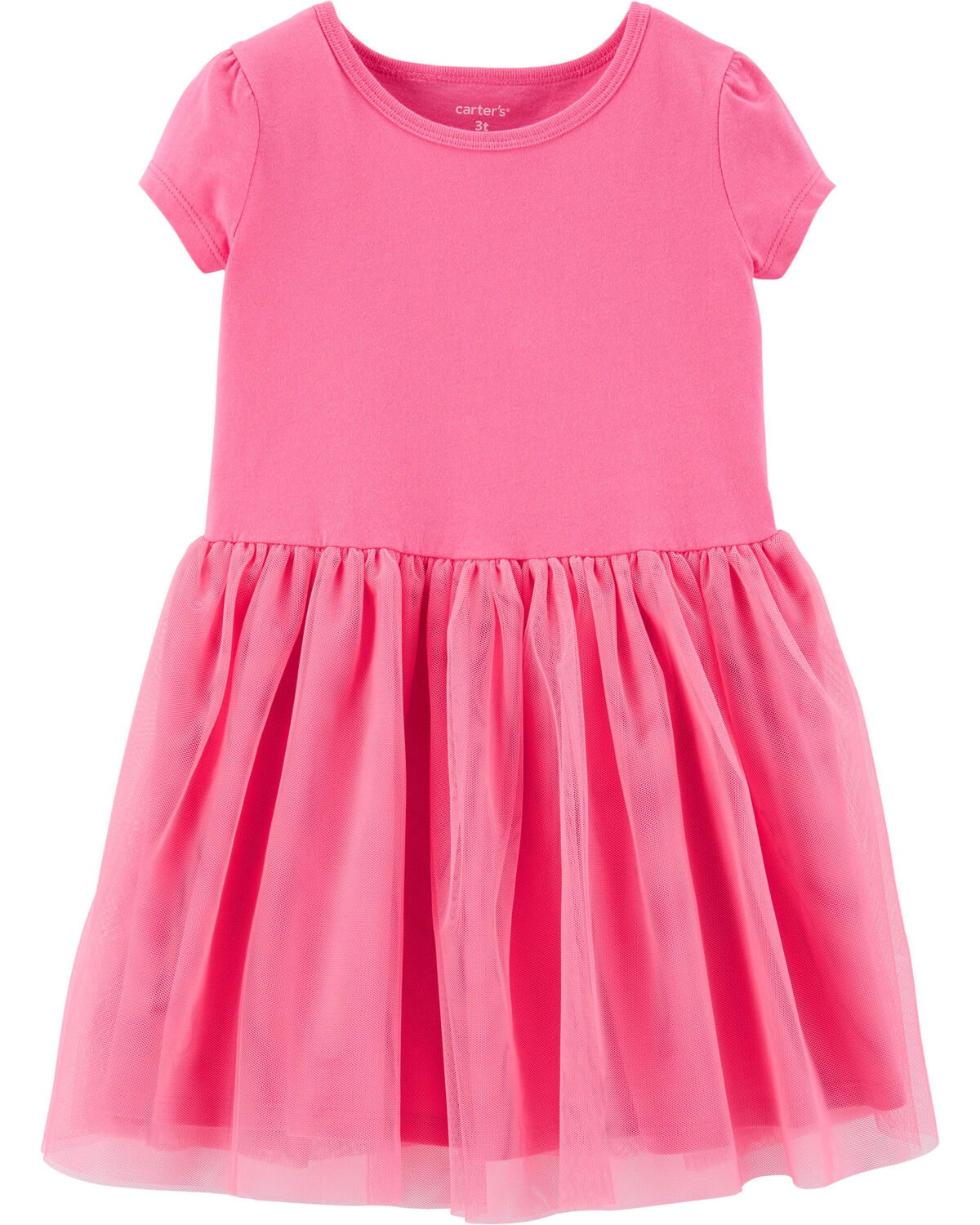 Pink Toddler Tutu Jersey Dress