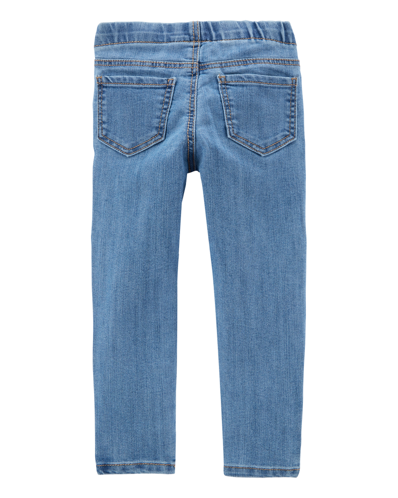 Kid Medium Blue Wash Skinny-Leg Jegging, image 2 of 5 slides