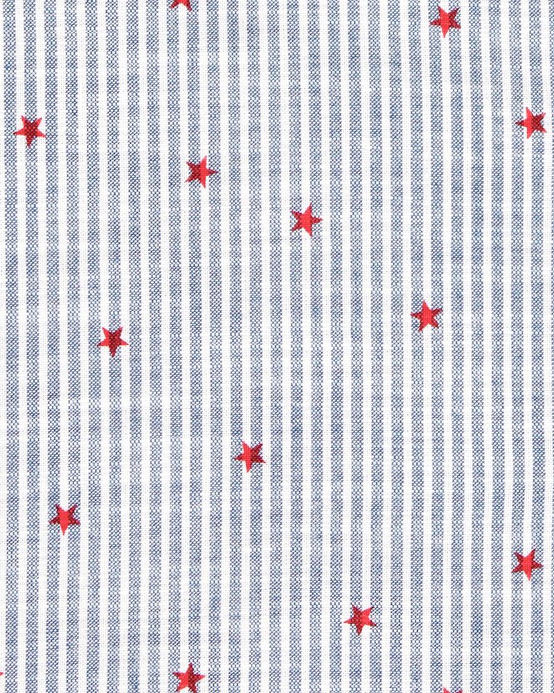 Kid Stars and Stripes Button-Down Shirt, image 2 of 3 slides