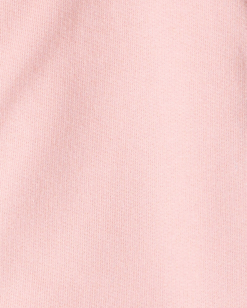 Toddler Girl Long-Sleeve Hooded Zip-Up Jacket - Pink, image 3 of 4 slides