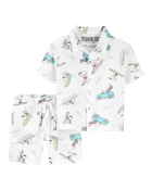 Toddler Snoopy 2-Piece Gauze Outfit Set, image 1 of 3 slides