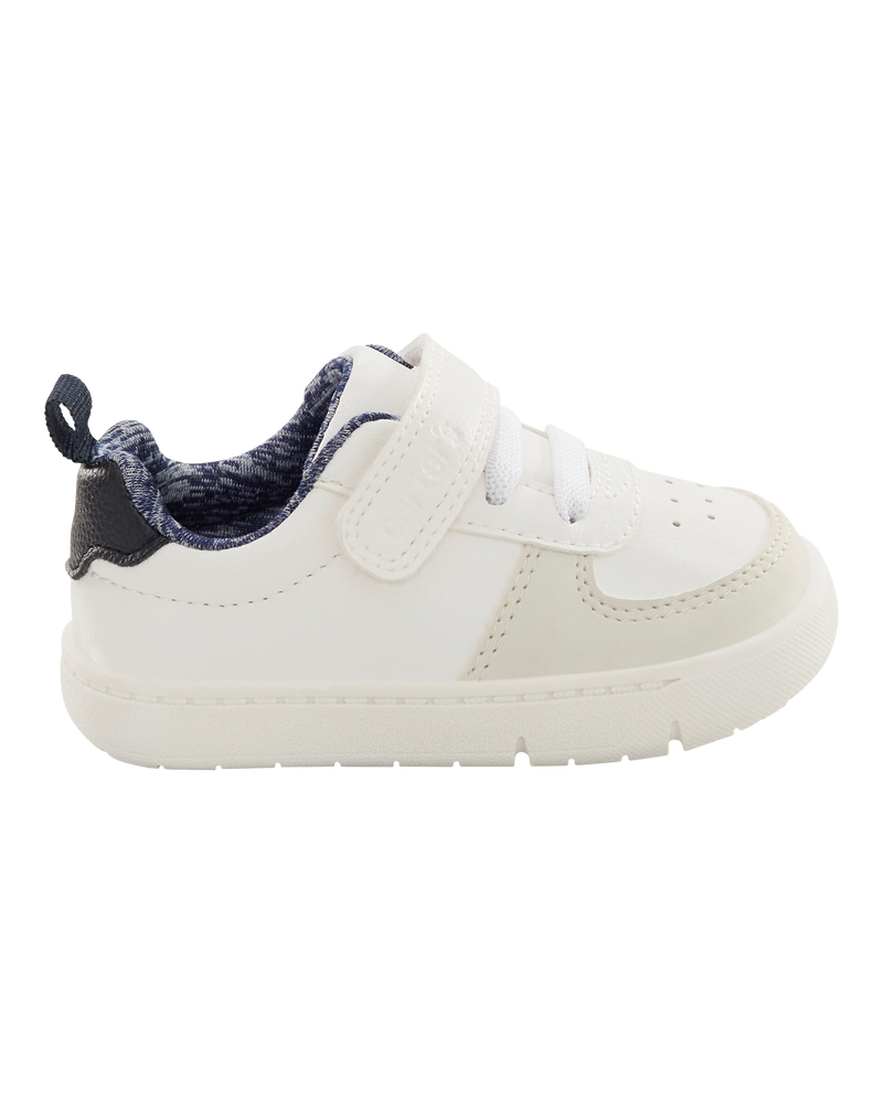  Every Step® First Walker Casual Sneakers - White, image 2 of 7 slides