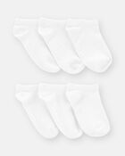 Toddler 6-Pack No-Show Socks, image 2 of 3 slides