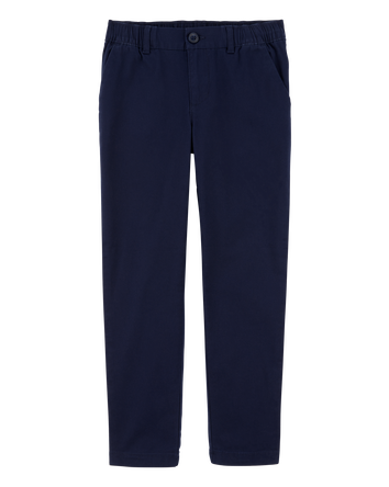 Kid 3-Pack Stretch Chino Uniform Pants - Navy, 