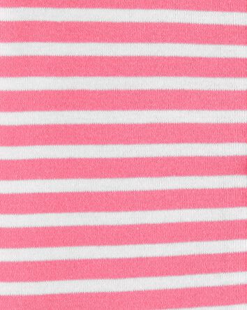 Baby 1-Piece Striped 100% Snug Fit Cotton Romper Pajamas, 