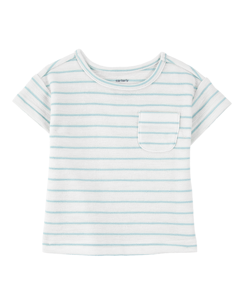 Baby Striped Pocket Tee, image 1 of 3 slides