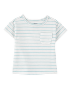 Baby Striped Pocket Tee, image 1 of 3 slides