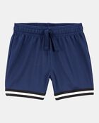 Toddler Fan-Favorite Basketball Mesh Short - Navy, image 1 of 6 slides