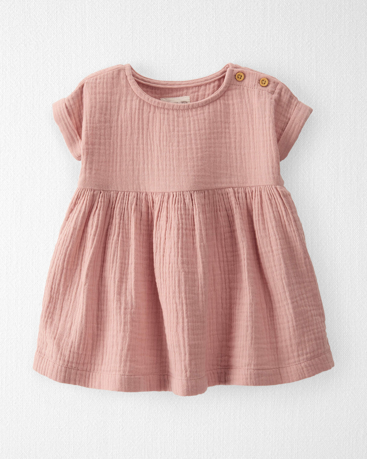 Rose Baby Organic Cotton Gauze Dress
