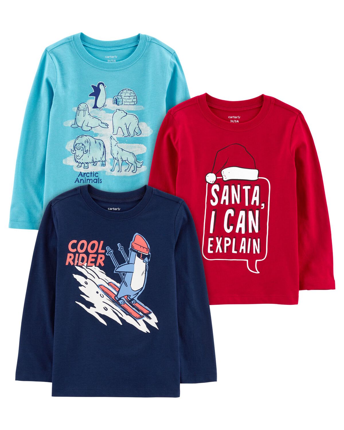 Multi Toddler 3Pack LongSleeve Tees