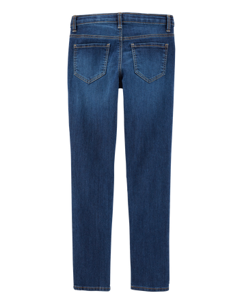 Kid Dark Wash Super Skinny-Leg Jeans, 