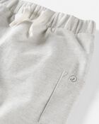 2-Pack Organic Cotton Pants in Grey and Grey Heather, image 3 of 4 slides