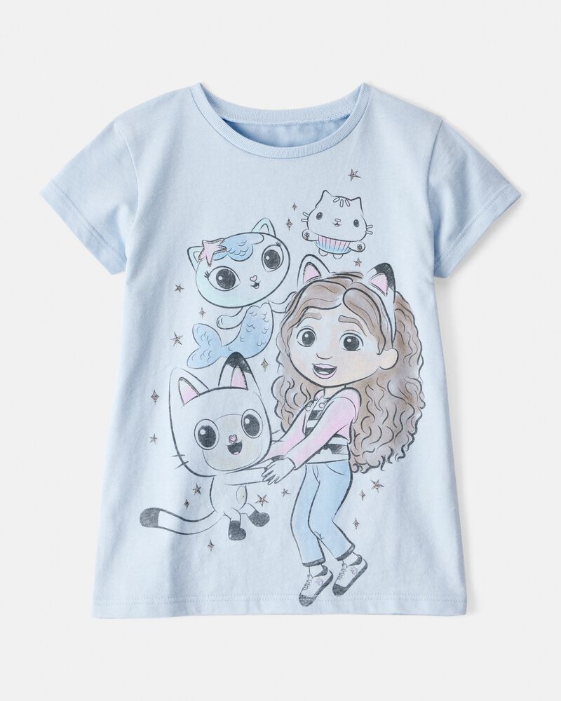 Toddler Gabby's Dollhouse Short-Sleeve Graphic Tee - Blue, image 1 of 3 slides