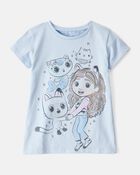 Toddler Gabby's Dollhouse Short-Sleeve Graphic Tee - Blue, image 1 of 3 slides