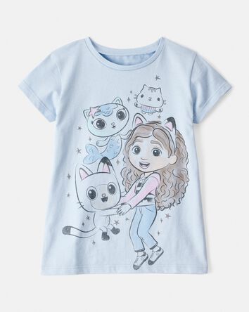 Toddler Gabby's Dollhouse Short-Sleeve Graphic Tee - Blue, 