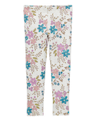 Baby Girl Floral Stretch Leggings - Floral, image 1 of 5 slides
