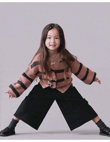 Toddler Girl Wide Leg Pocket Pant - Black, 