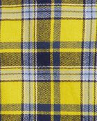 Toddler 2-Piece Plaid Button-Front Shirt & Twill Denim Pants, image 2 of 2 slides