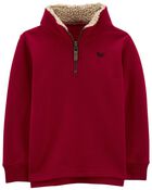 Quarter Zip Fleece Pullover, image 1 of 2 slides