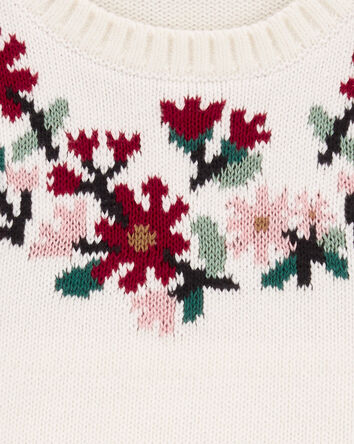 Toddler Holiday Cotton Sweater, 