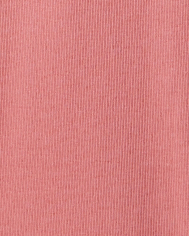 Girls 2-Piece Plaid Long-Sleeve Shirt & Pant Set - Pink, image 3 of 4 slides
