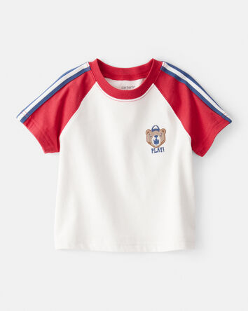 Baby Boy Bear Short-Sleeve Graphic Tee - White, 