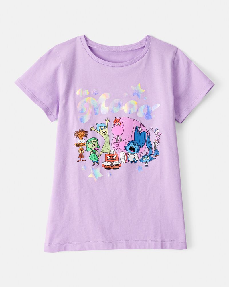 Kid InsideOut Short-Sleeve Graphic Tee - Purple, image 1 of 3 slides
