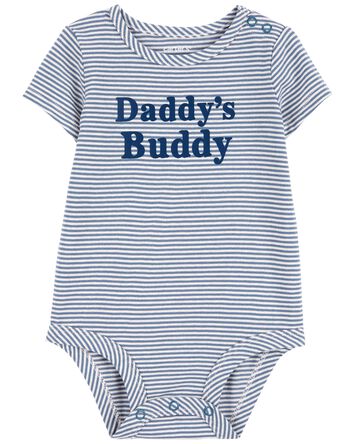 Baby Cotton Daddy's Buddy Bodysuit, 