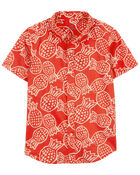 Kid Pineapple Button-Down Shirt, image 1 of 3 slides