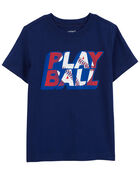 Toddler Play Ball Baseball Graphic Tee, image 1 of 2 slides