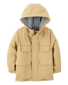 Baby Boy Midweight Utility Jacket - Khaki, image 1 of 3 slides