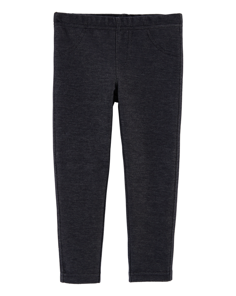 Toddler Knit Denim Leggings, image 1 of 1 slides