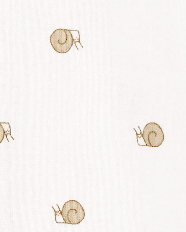 Baby Preemie Snail Cotton Sleeper Gown