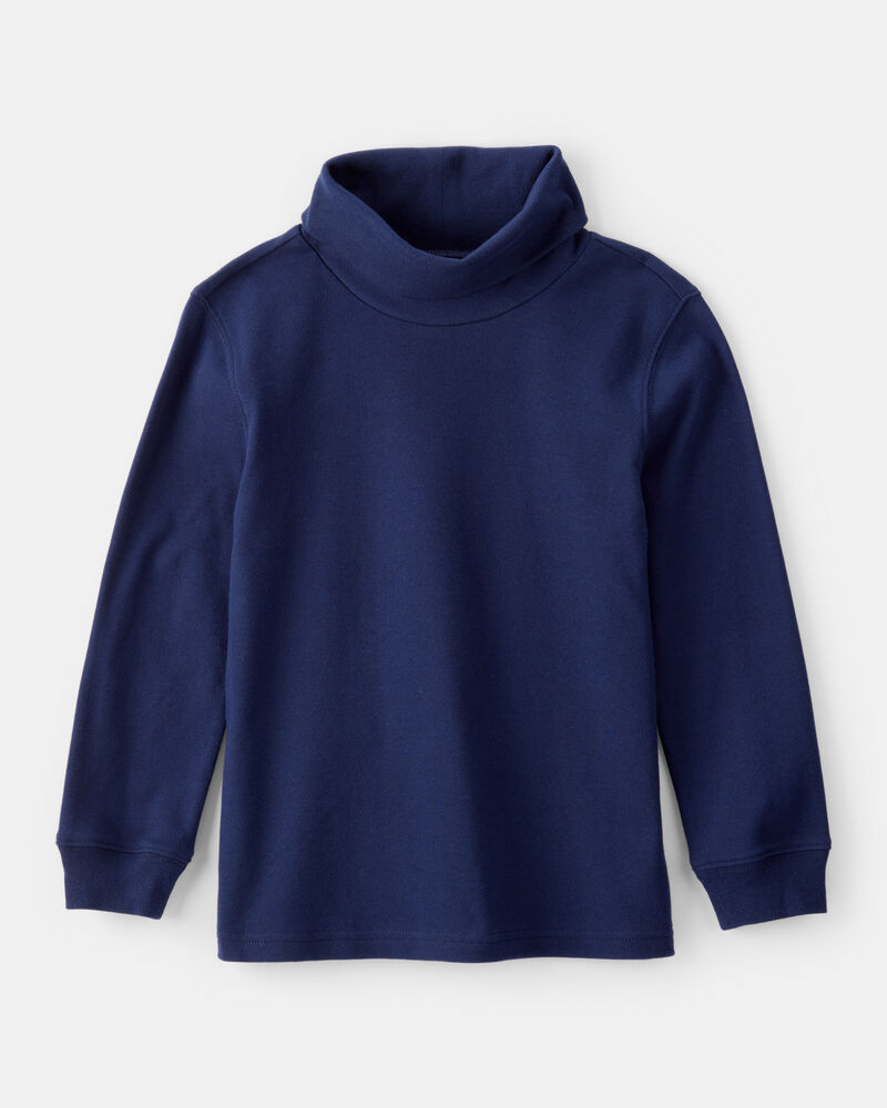 Boys Long-Sleeve Turtleneck - Navy, image 1 of 3 slides