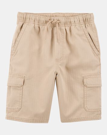 Kid Cargo Utility Shorts - Khaki, 