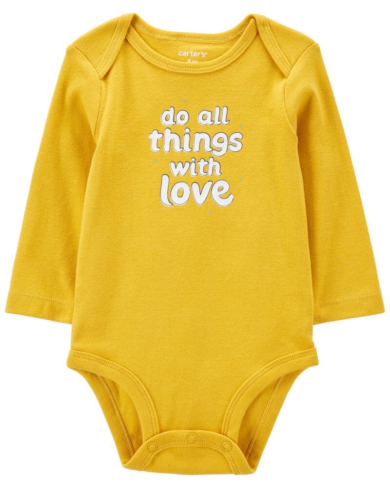 Baby Do All Things With Love Bodysuit, image 1 of 3 slides