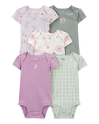 Baby 9-Piece Short-Sleeve Bodysuits & Pull-On Pants Set, image 2 of 12 slides