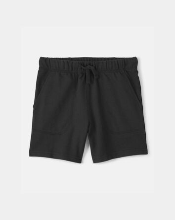 Boys French Terry Shorts - Black, 