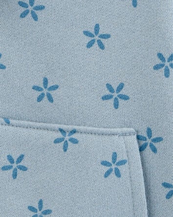Baby Floral Zip-Up Fleece Hoodie, 
